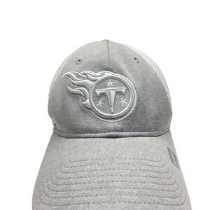 New Era Gray Tennessee Titans Flame Logo Cap
